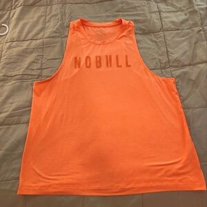 NoBull High Neck Tank, Size XL, Neon Coral